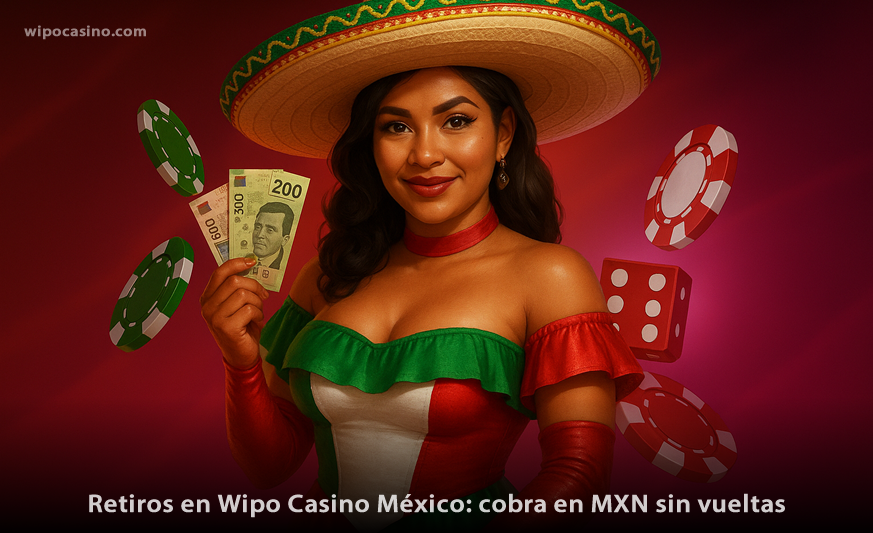 Retiros en Wipo Casino México: cobra en MXN sin vueltas